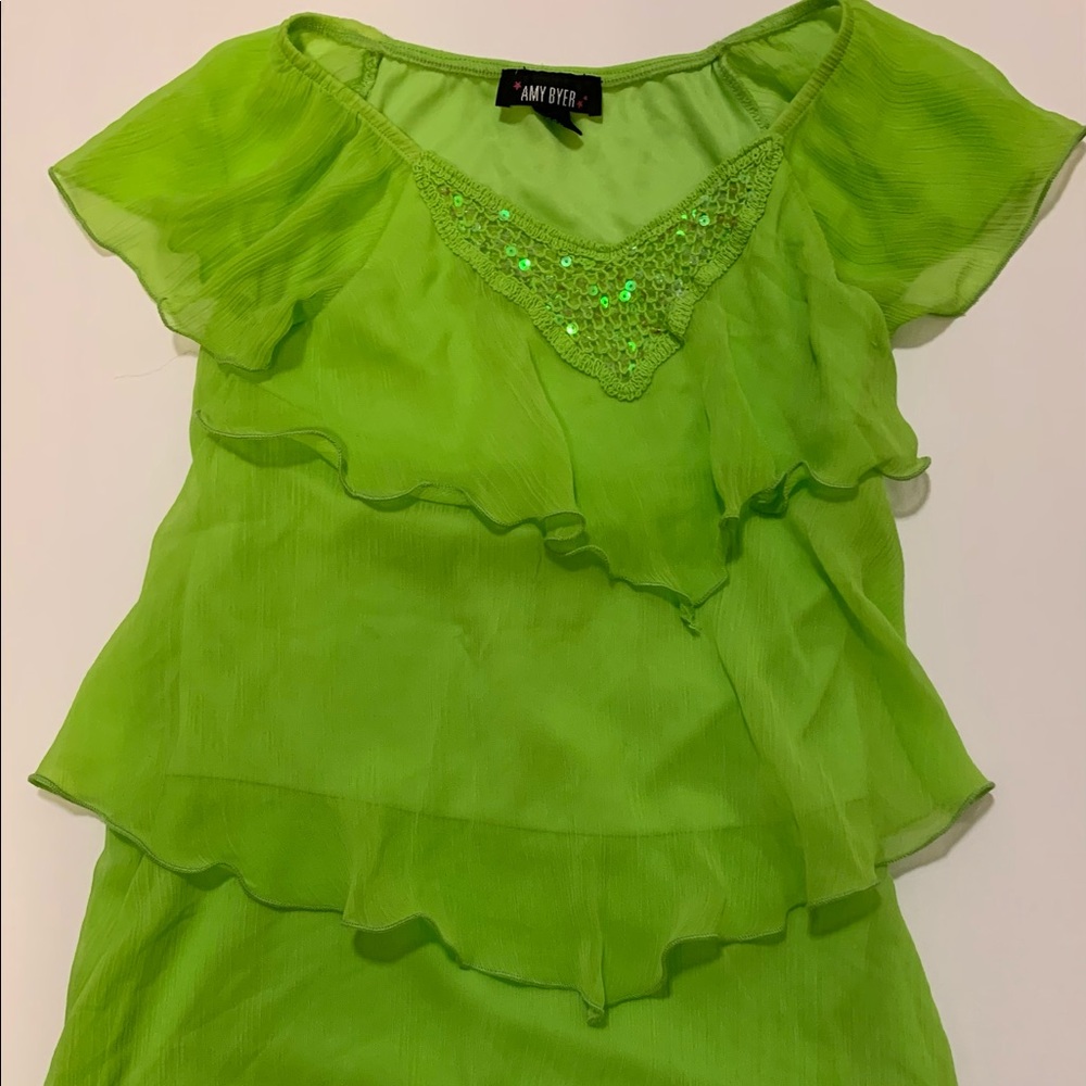 Light green dress